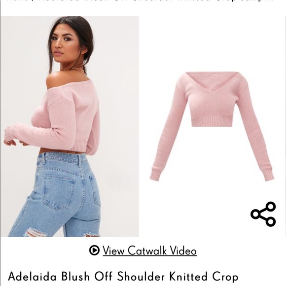 Prettylittlething Cropped Sweater - Picture 2 of 4